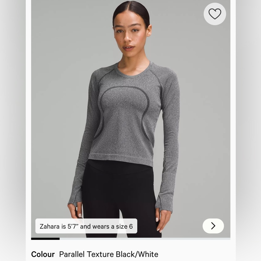 Lululemon Long Sleeve Shirt - size 6